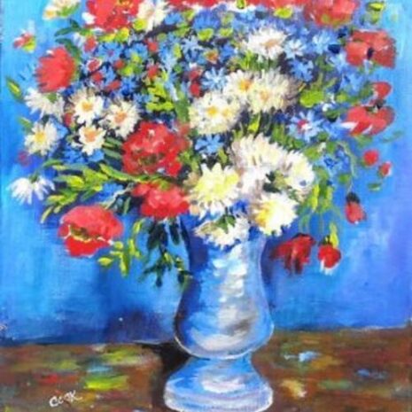 Van Gogh's Vase Of Cornflowers And Poppies FI 500s70